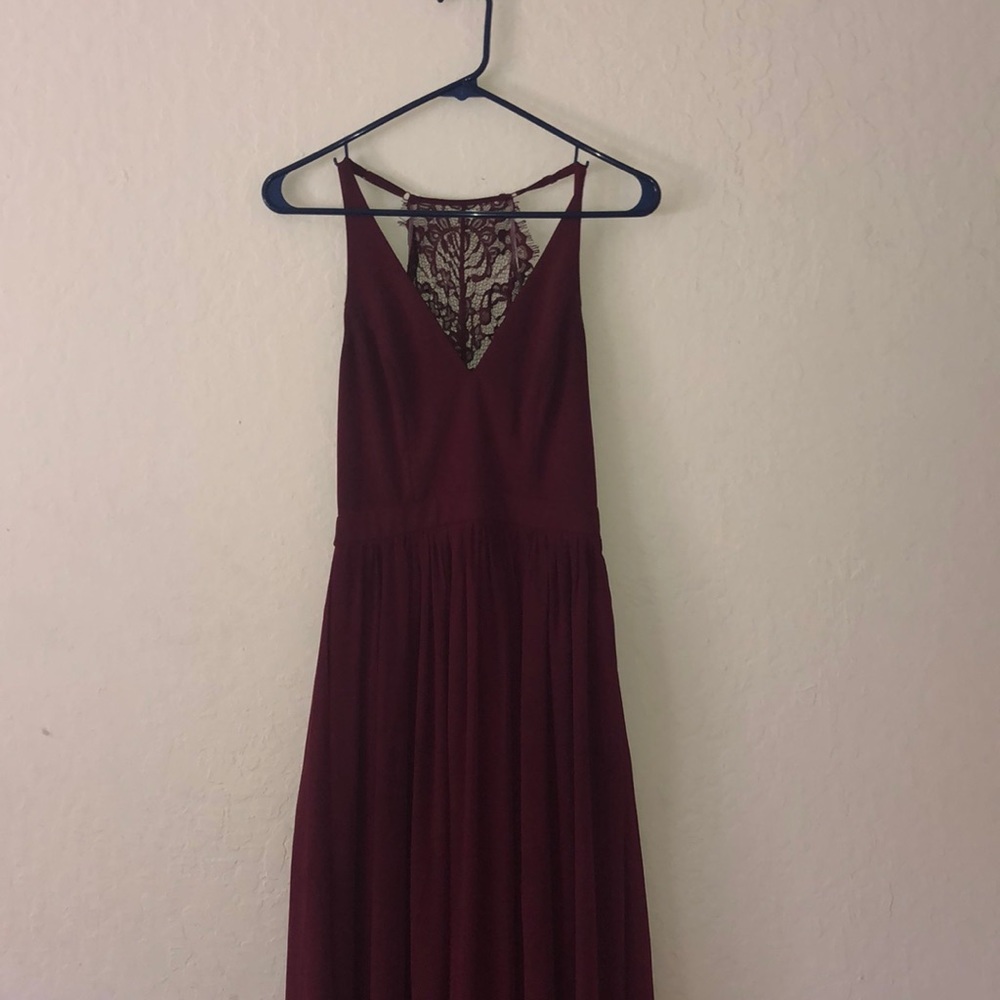Lulus Maroon Dress